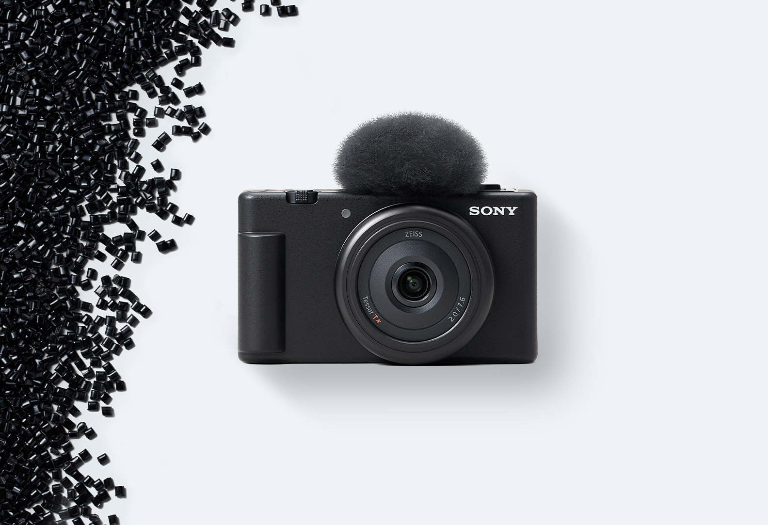 Bilde av resirkulert SORPLAS-plast med ZV-1F