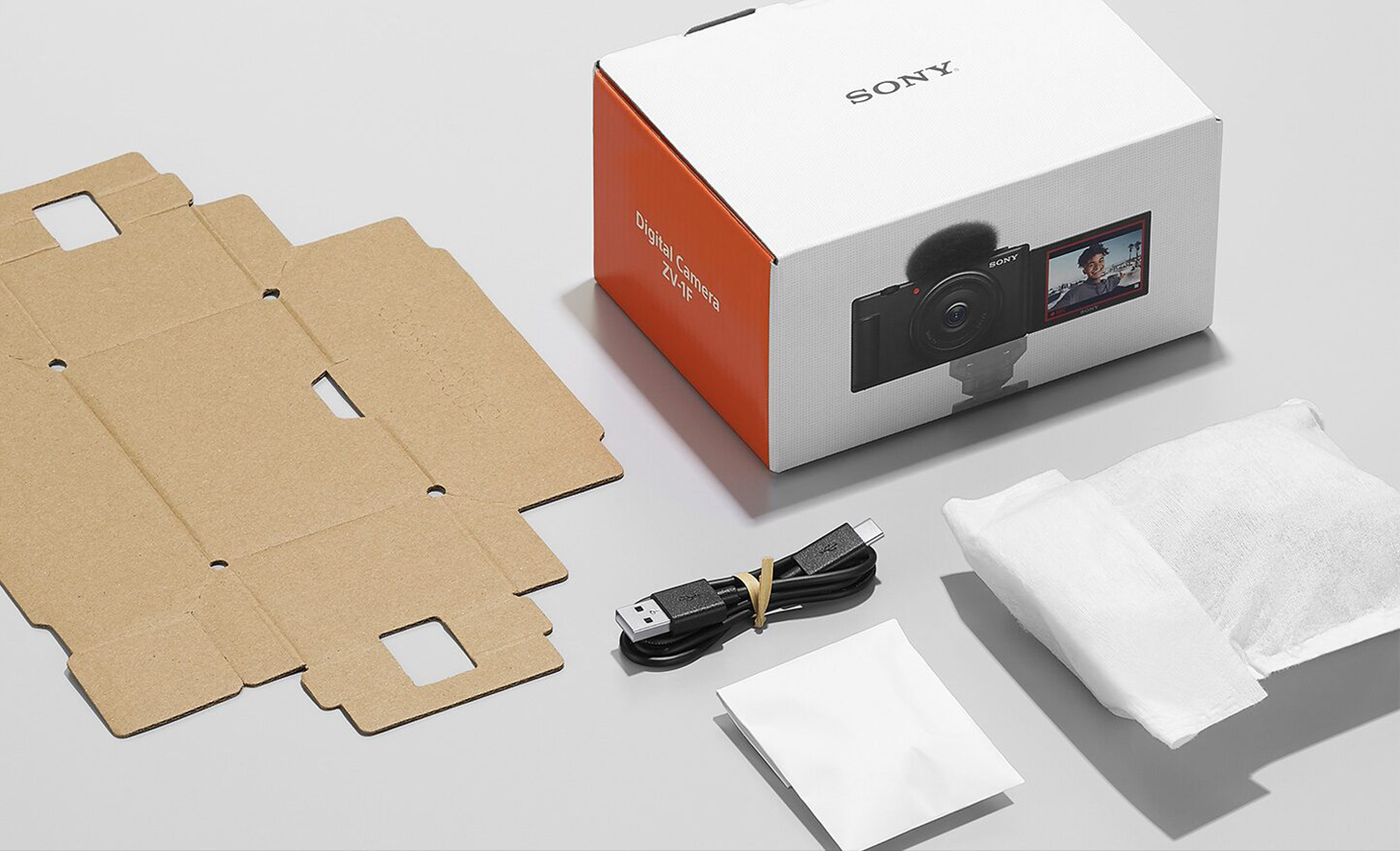 Bilde av esken og emballasjen med ZV-1F